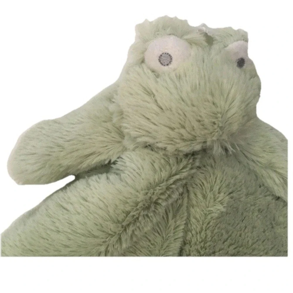 NWT Oobles Baby Green Frog Lovey Rattle Plush Infant Security Blanket Toy Danbar